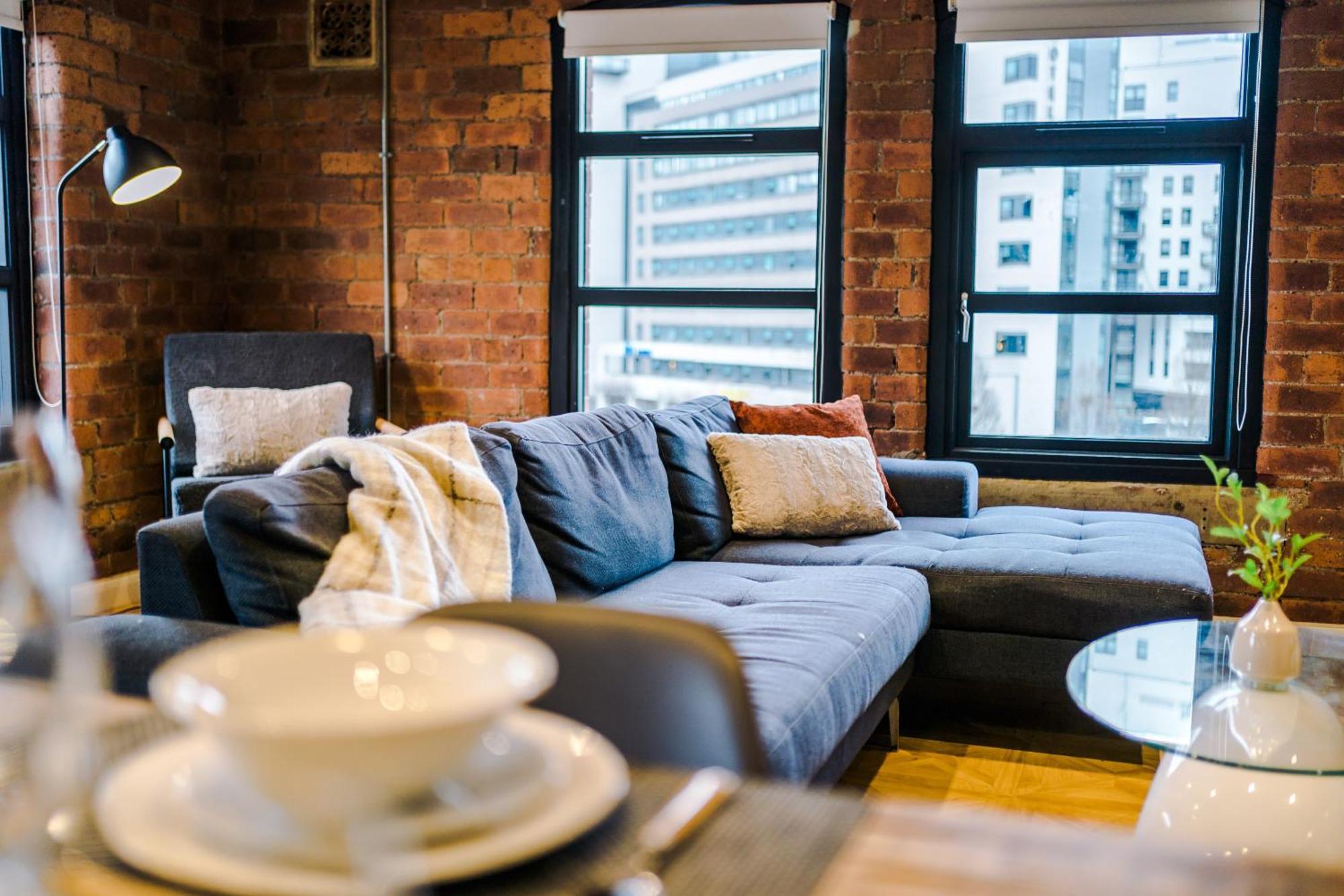 2 King Size Beds In Manhattan Styled Oversize Apartment Leeds  Zewnętrze zdjęcie
